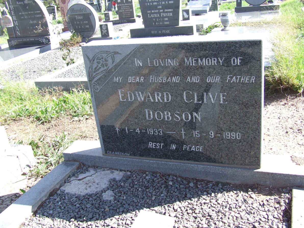 DOBSON Edward Clive 1933-1990