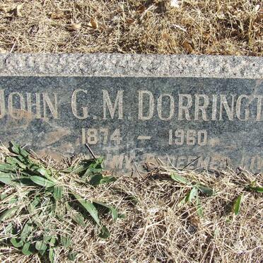 DORRINGTON John G.M. 1874-1960 &amp; Hallett 1889-1973