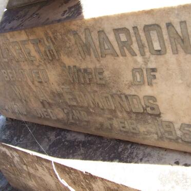 EDMONDS Walter Arnold 1864-  &amp; Elizabeth Marion  -1955