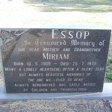 ESSOP Miriam 1908-1978