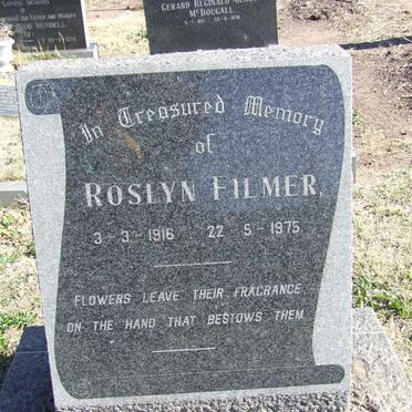 FILMER Roslyn 1916-1975