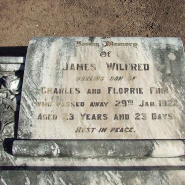 FINN James Wilfred -1922