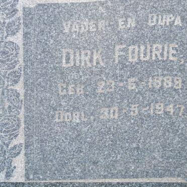 FOURIE Dirk 1888-1947