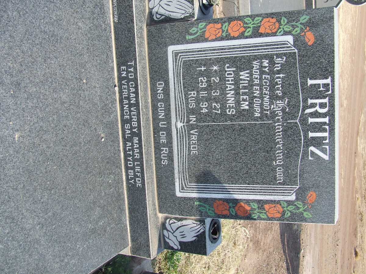FRITZ Willem Johannes 1927-1994
