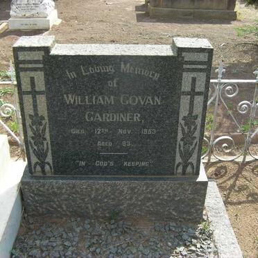 GARDINER William Govan -1953 &amp; GARDINER Emma Louisa -1905 