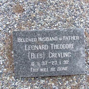 GREYLING Leonard Theodore 1937-1992 &amp; Fanny Desbrowe DICKSON 1899-1952