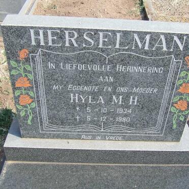 HERSELMAN Hyla M. H. 1934-1990