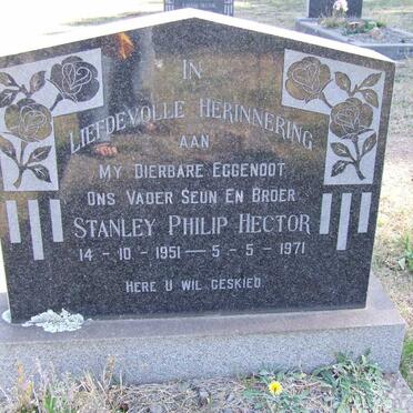 HECTOR Stanley Philip 1951-1971