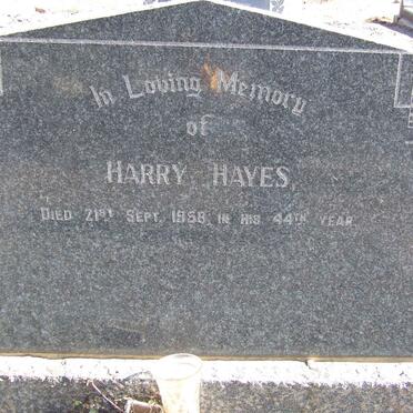 HAYES Harry -1958