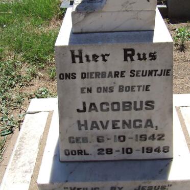 HAVENGA Jacobus 1942-1948