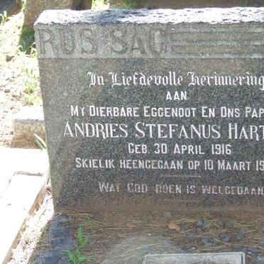 HARTLEY Andries Stefanus 1916-1956