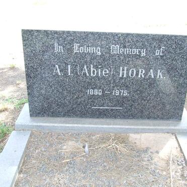 HORAK A.I.  1890-1975
