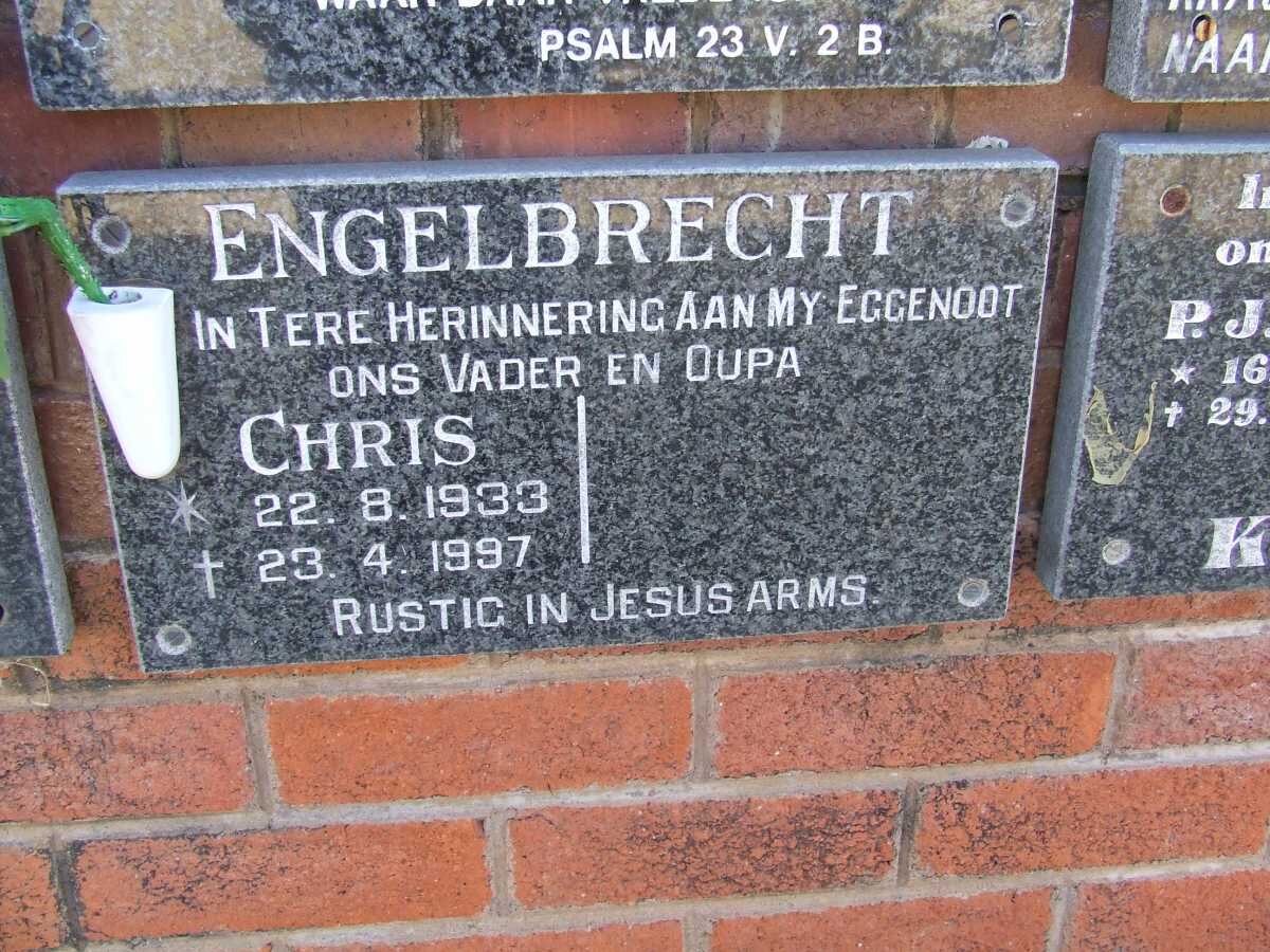 ENGELBRECHT Chris 1933-1997
