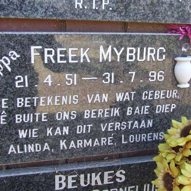 MYBURG Freek 1951-1996