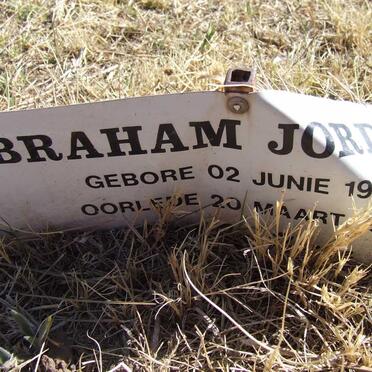 JORDAAN Abraham 1948-1994