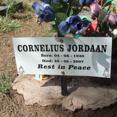 JORDAAN Cornelius 1930-2007
