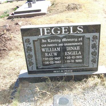 JEGELS William Rauw 1907-1987 &amp; Dinah Engela 1915-1999