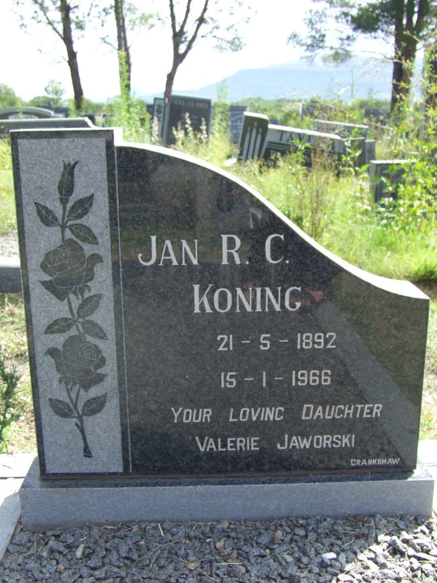 KONING Jan R.C. 1892-1966