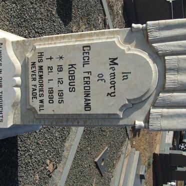 KOBUS Cecil Ferdinand 1915-1990