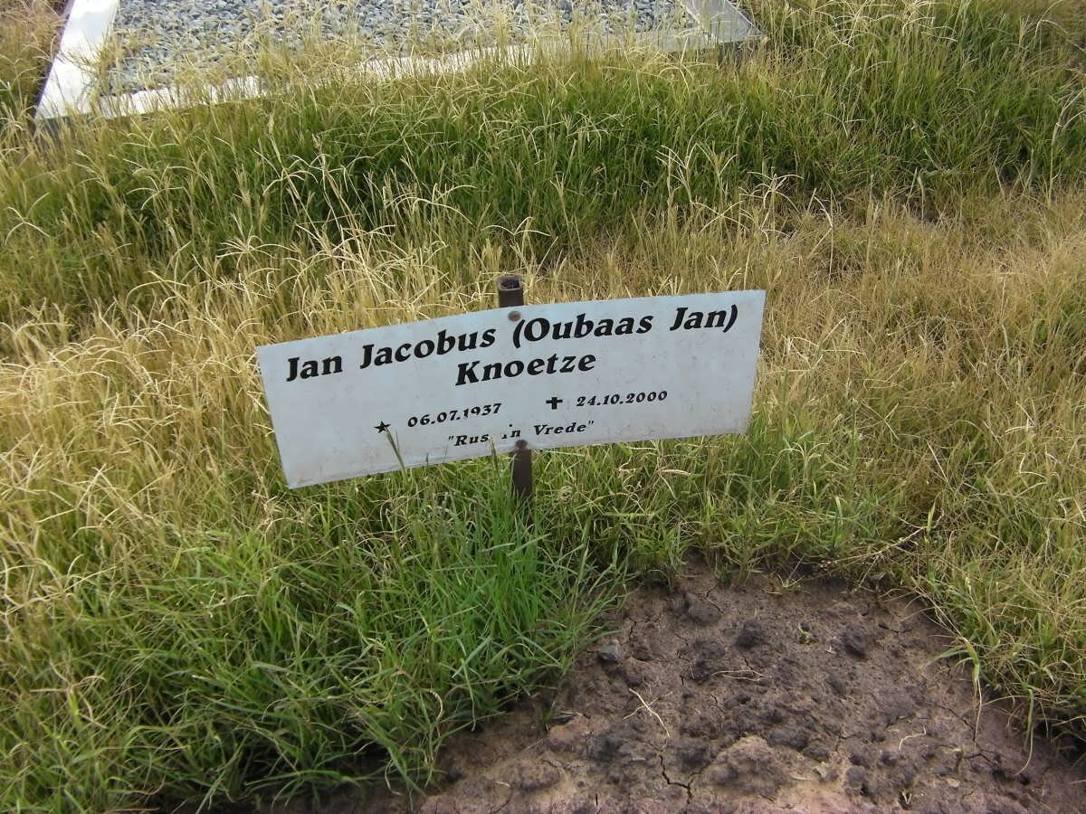 KNOETZE Jan Jacobus 1937-2000