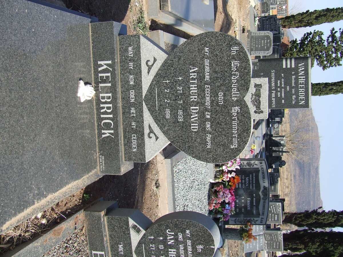 KELBRICK Arthur David 1939-1981