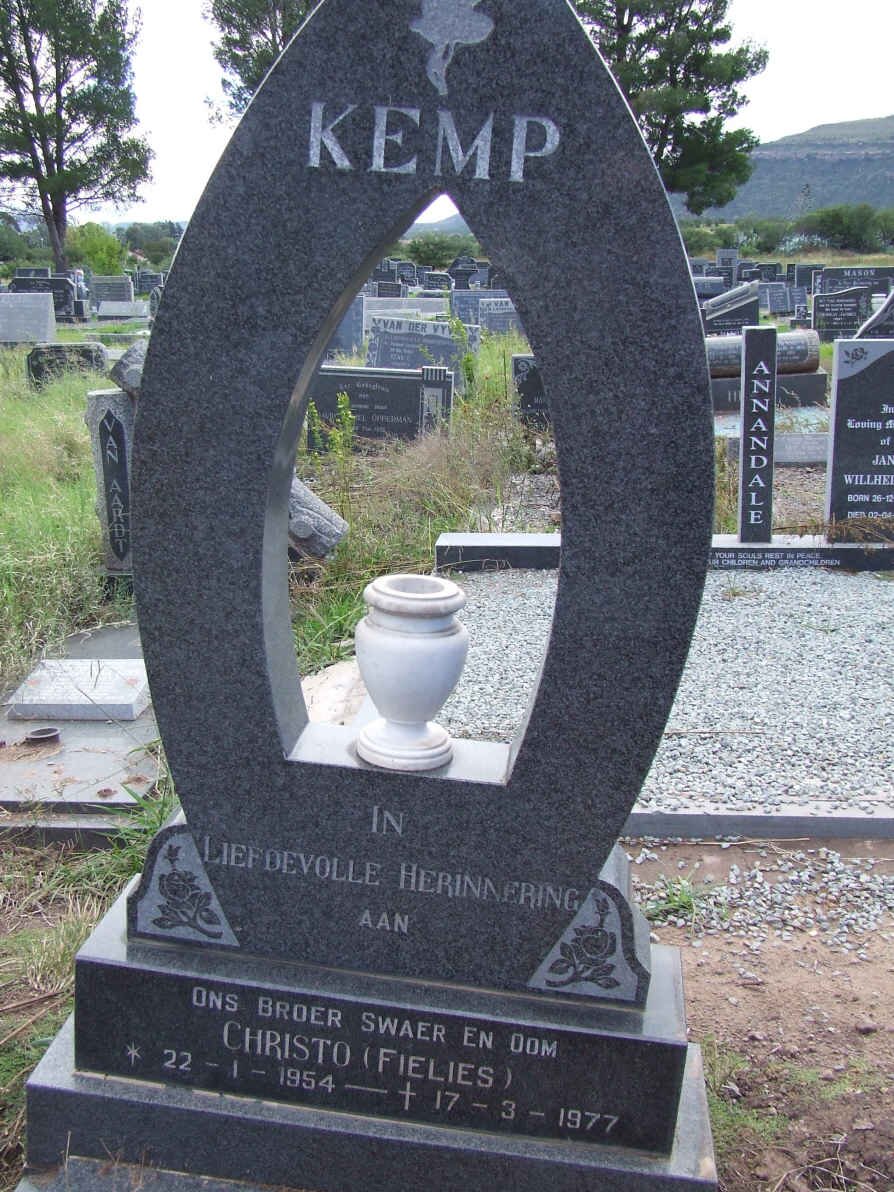 KEMP Christo 1954-1977