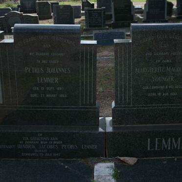 LEMMER Petrus Johannes 1887-1953 &amp; Marguerite Magdeline YOUNGER 1900-1953 :: LEMMER Hendrik Jacobus Petrus -1942