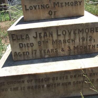 LOVEMORE Ella Jean -1912