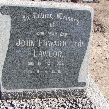 LAWLOR John Edward 1897-1970
