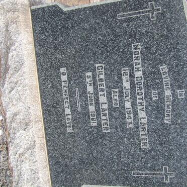 LARTER Gilbert -1961 &amp; Norah Dorothy -1941 :: LARTER Sheilah Kathleen nee MILLER 1907-1984