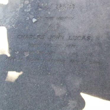 LUCAS Charles John 1816-1881