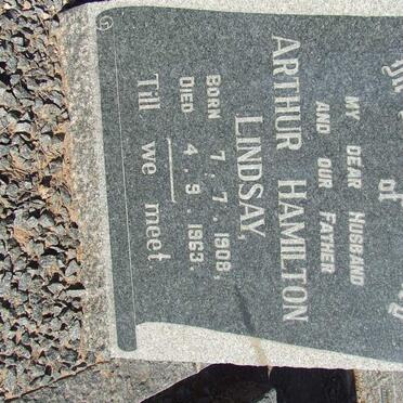 LINDSAY Arthur Hamilton 1908-1963