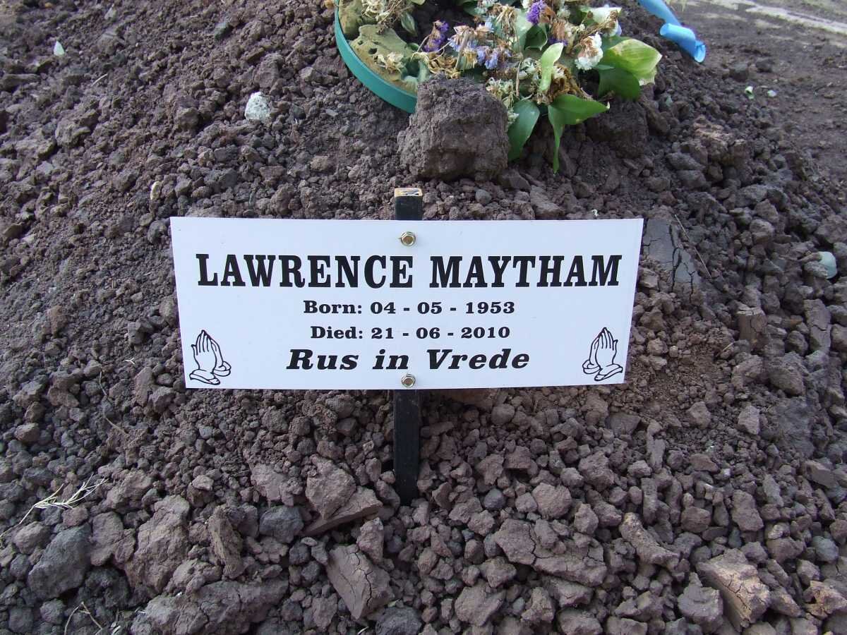 MAYTHAM Lawrence 1953-2010
