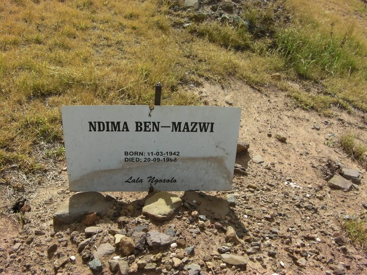 MAZWI Ndima, Ben 1942-1998