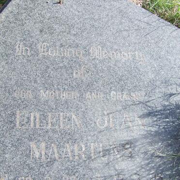 MAARTENS Eileen Jean 1922-1986