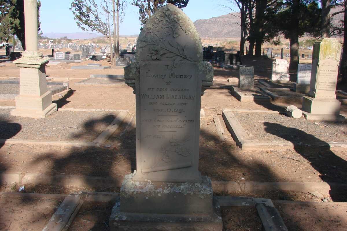 MACAULAY William -1918