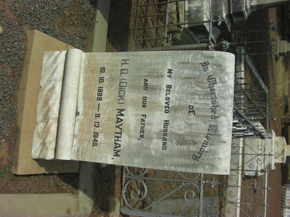 MAYTHAM H.D. 1889-1945