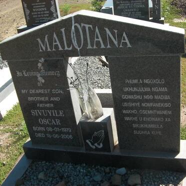 MALOTANA Sivuyile Oscar 1979-2006