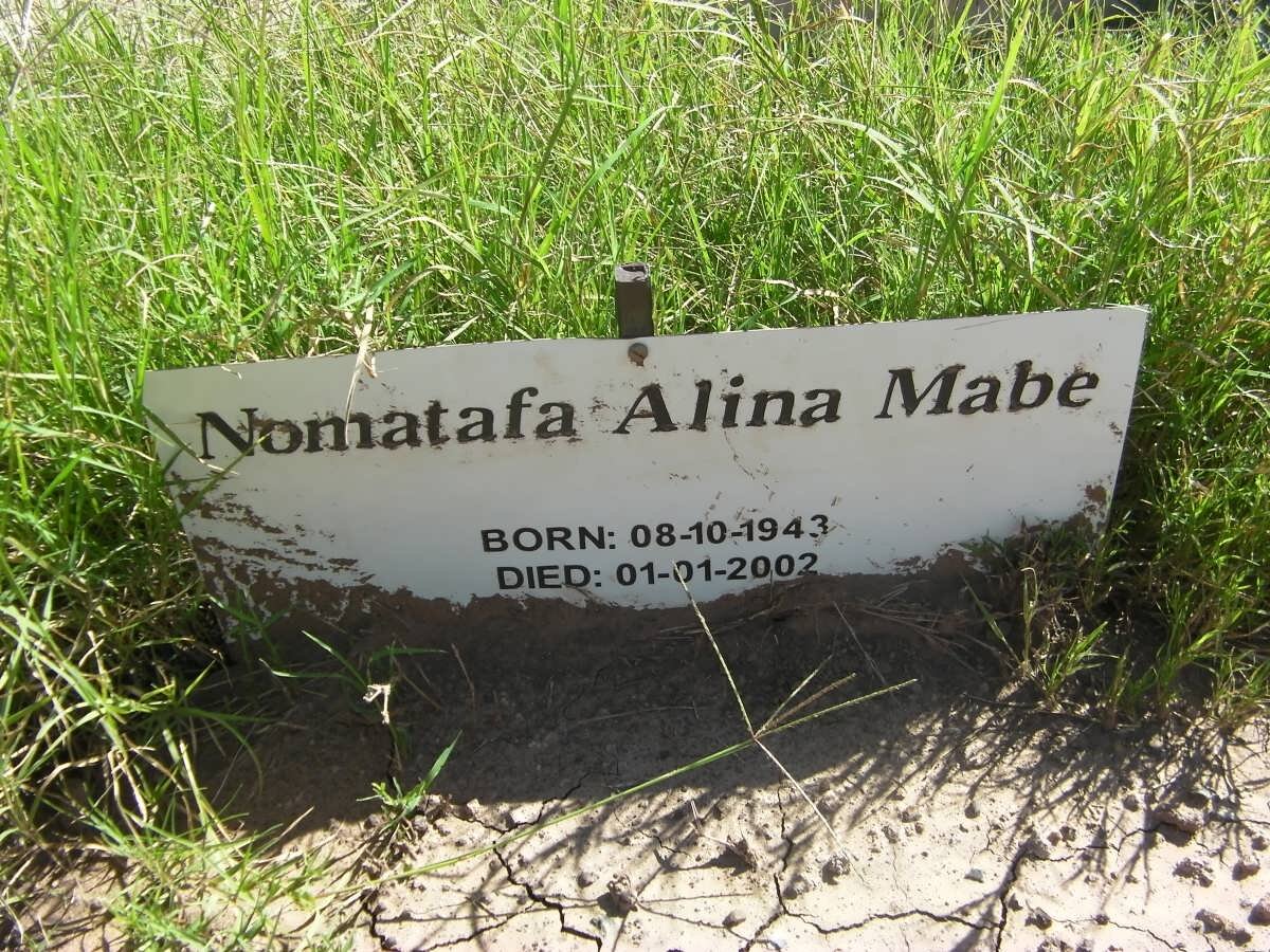 MABE Nomatafa Alina 1943-2002