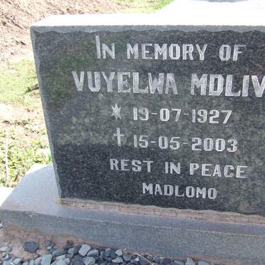 MDLIVA Vuyelwa 1927-2003