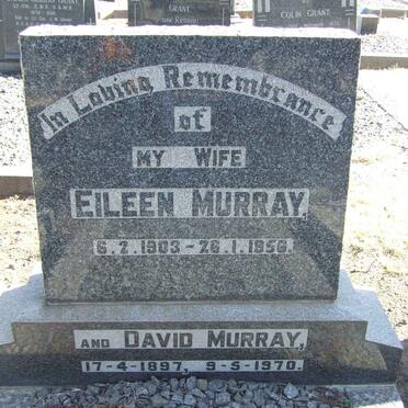 MURRAY David 1897-1970 &amp; Eileen 1903-1956