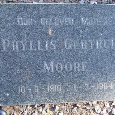 MOORE Phyllis Gertrude 1910-1984