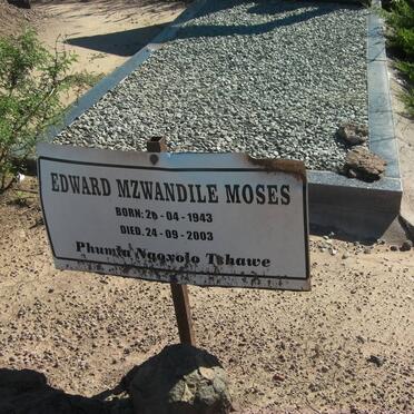MOSES Edward Mzwandile 1943-2003