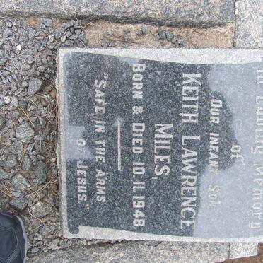 MILES Keith Lawrence 1948-1948