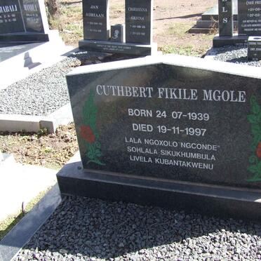 MGOLE Cuthbert Fikile 1939-1997