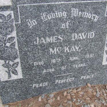 McKAY James David -1951