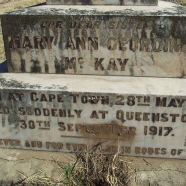 McKAY Mary Ann Georgina 1856-1917