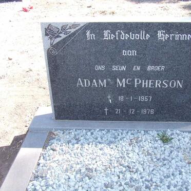 McPHERSON Adam 1957-1976
