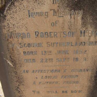 McIVER Murdo Robertson 1852-1893