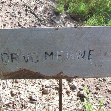 MERWE D.R., van der